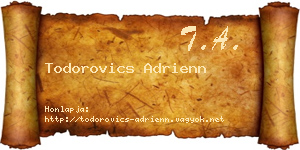 Todorovics Adrienn névjegykártya